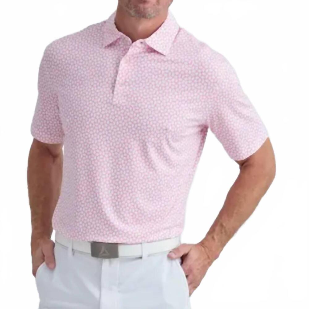 NEW BERMUDA SANDS men's dobry polo in pink